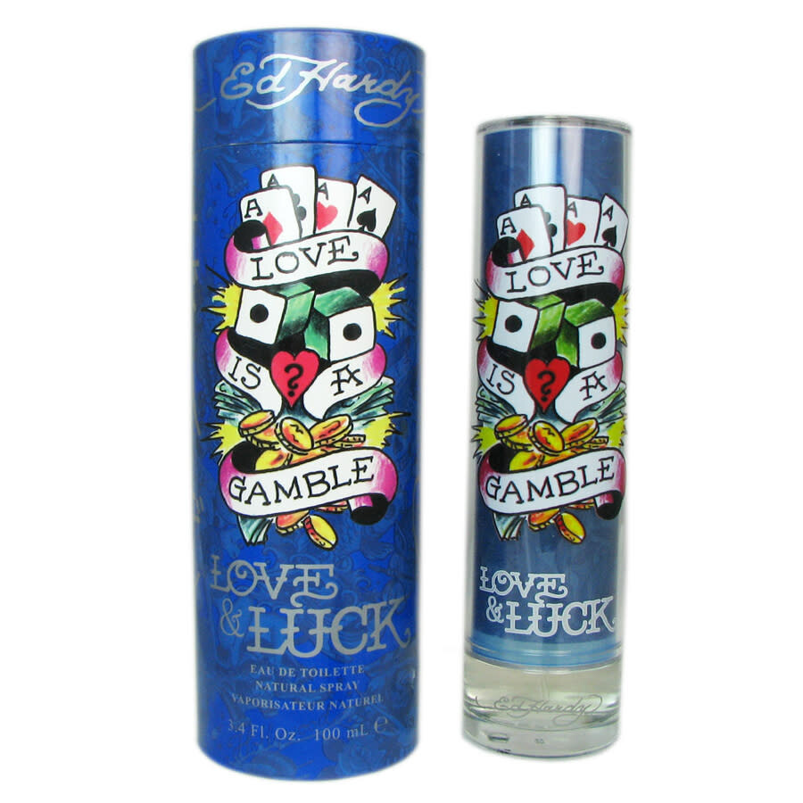Christian Audigier Men's Ed Hardy Love & Luck EDT Spray 3.4 oz Fragrances