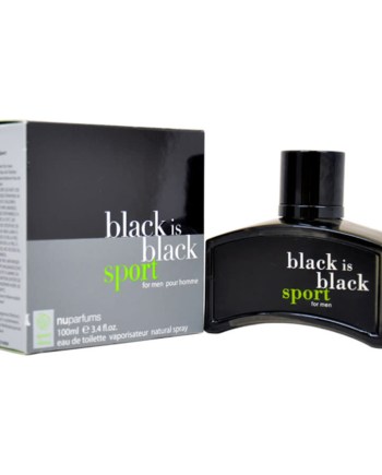 Men's Black Is Black Sport EDT Spray 3.4 oz Fragrances
